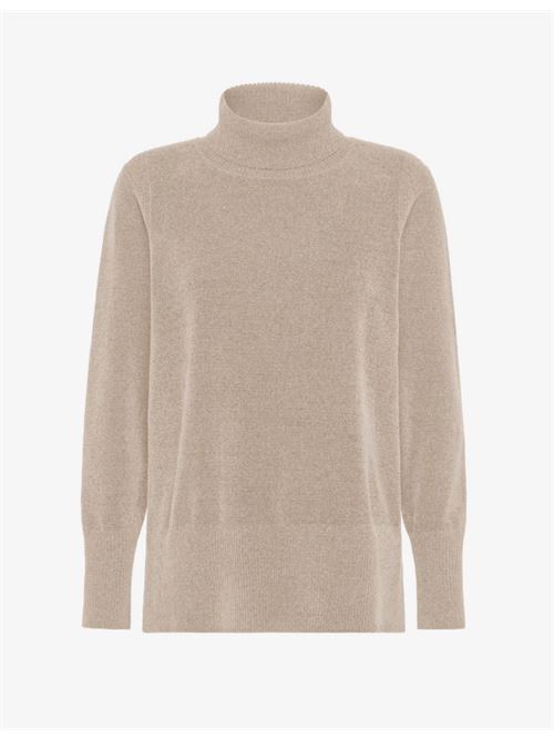 VELVET VENT TURTLENECK WOM KNIT RRD- ROBERTO RICCI DESIGN | W2563132 CREAM